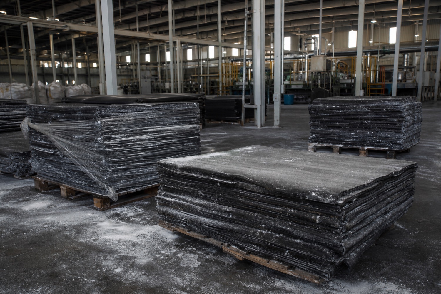 成品混炼胶 finished rubber compound slabs