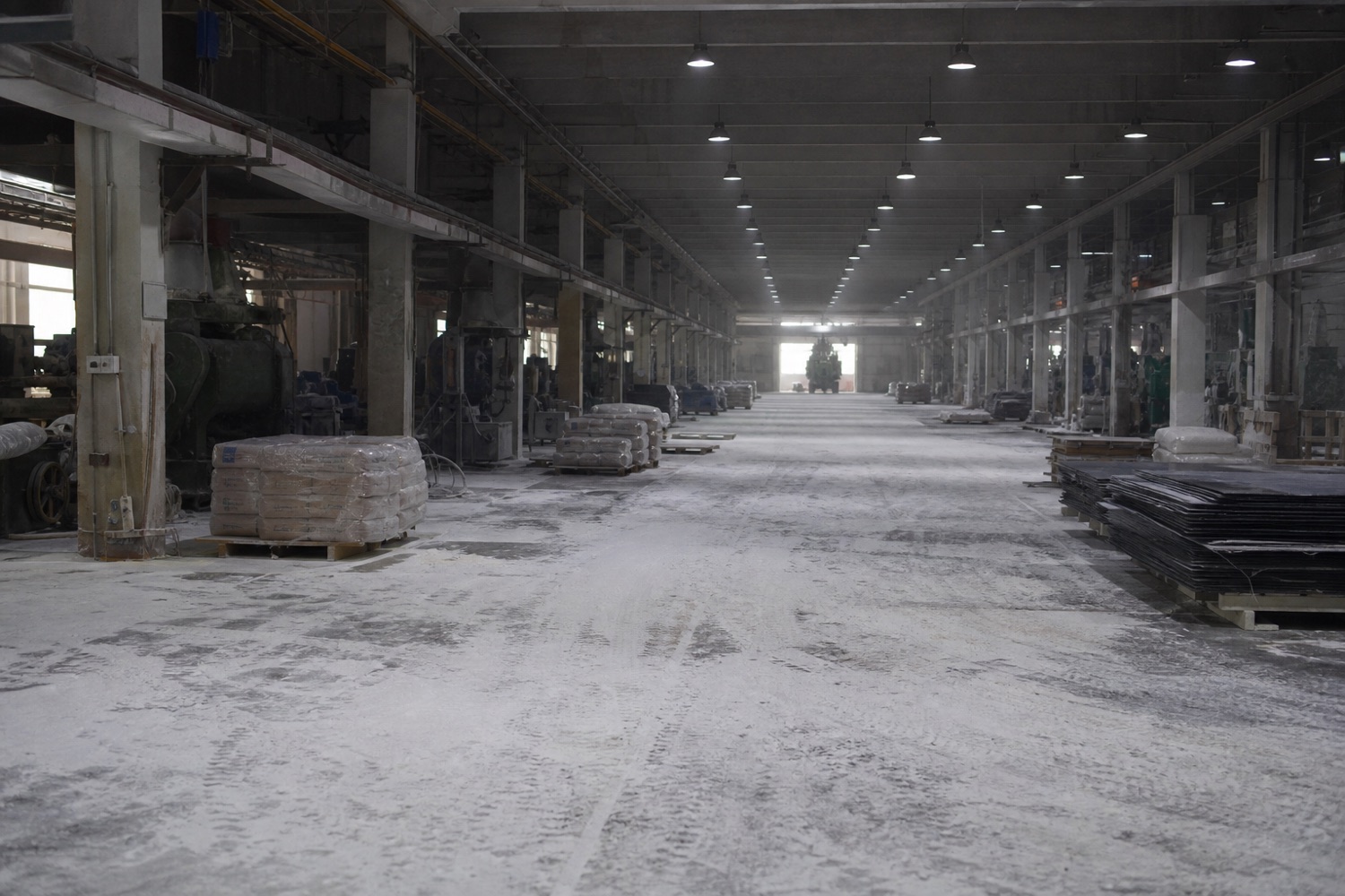 混炼胶生产车间 rubber compound workshop